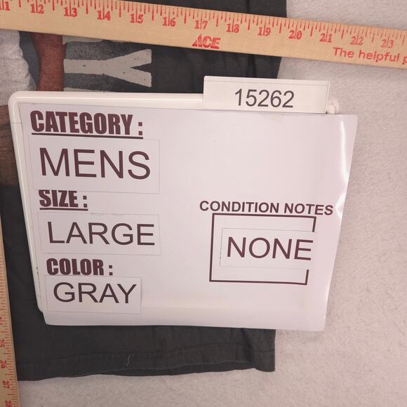 Luke Bryan Band Casual Short Sleeve Graphic T Shirt Mens Size Large L Gray - Picture 8 of 9